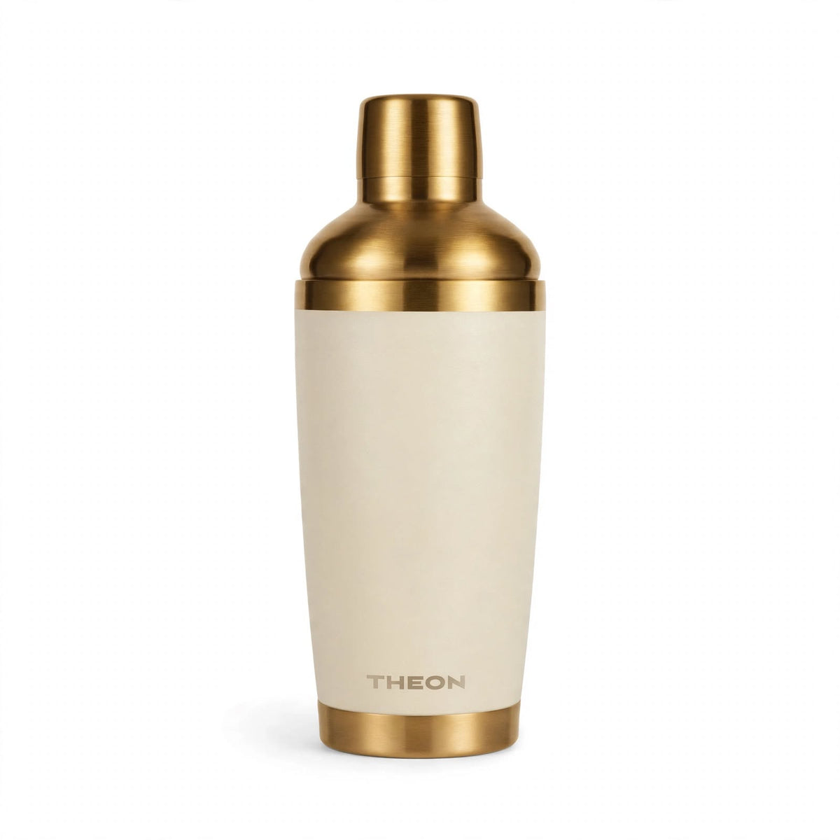 THEON ivory and brushed gold thermo shaker